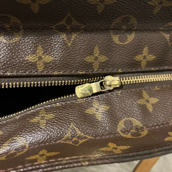 Louis Vuitton Brown and Tan Shopping Tote - Picture 9 of 16